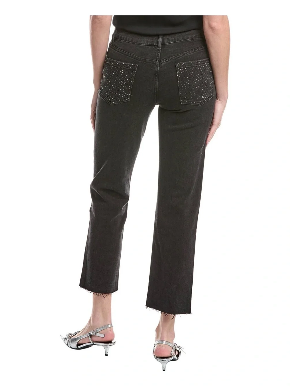 Baylor Cropped Crystal Jean size 26
